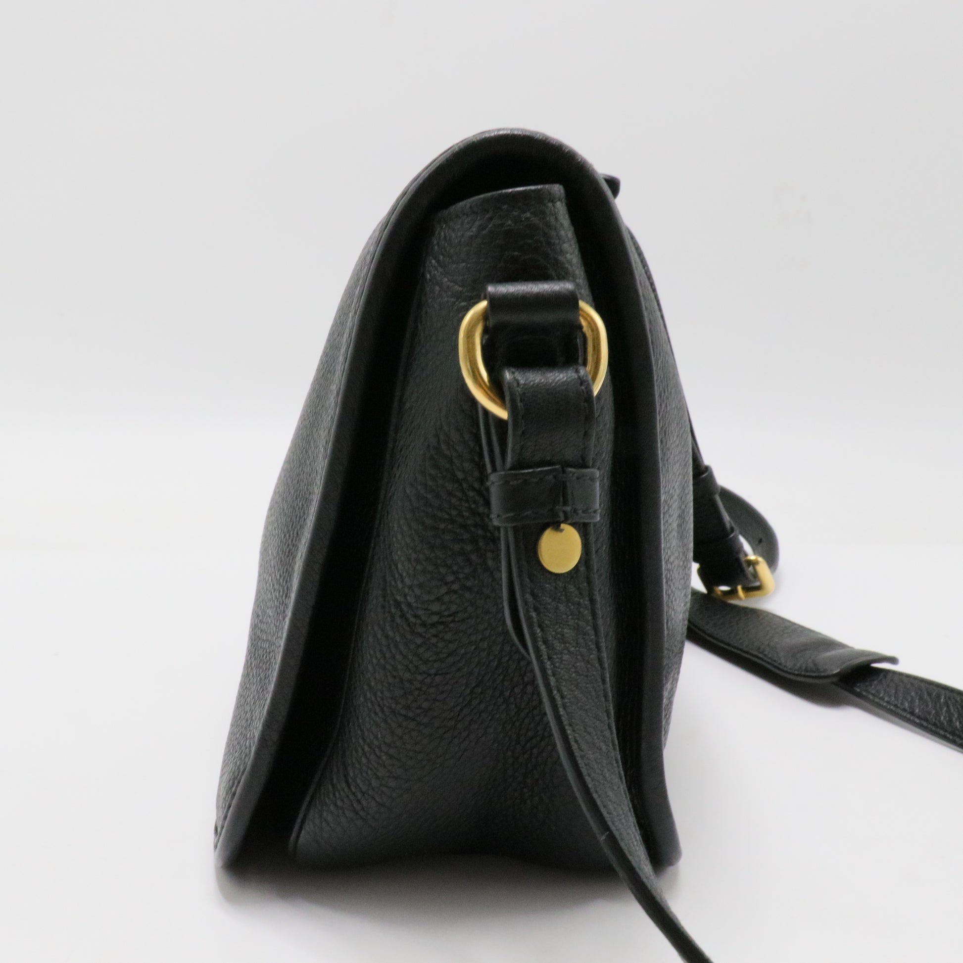 Vitello Phenix Crossbody Bag Black