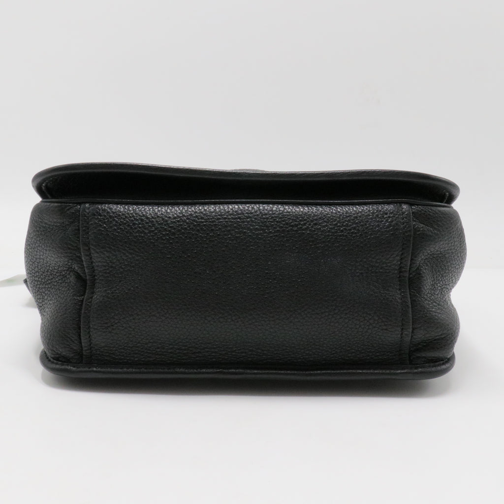 Vitello Phenix Crossbody Bag Black
