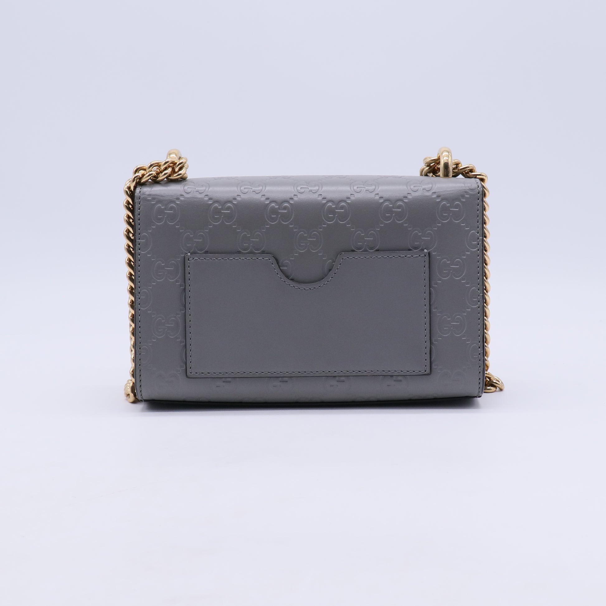 Padlock Shoulder Bag Guccissima Leather Small