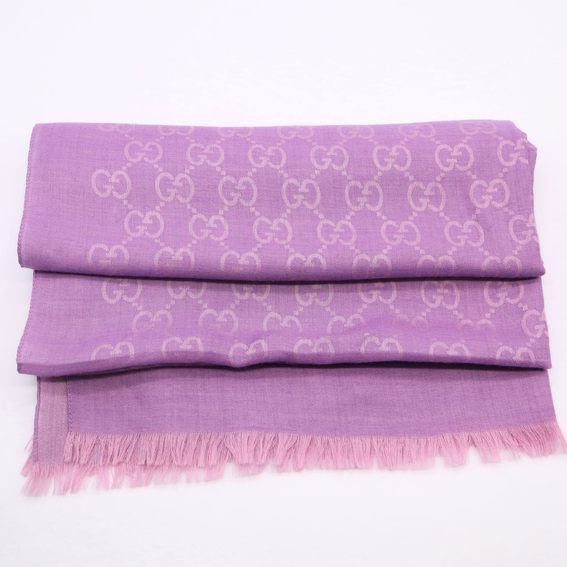 Wool Scraf in Purple Twins W20163