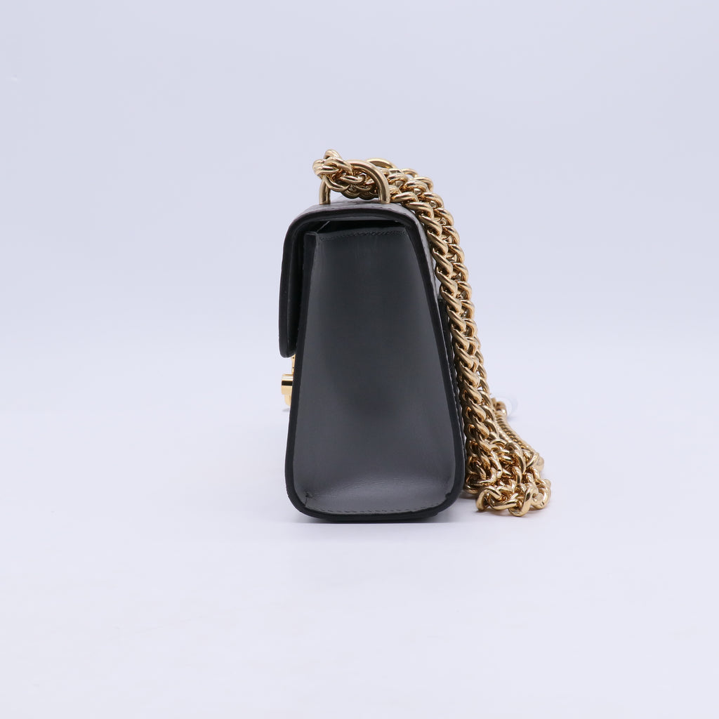Padlock Shoulder Bag Guccissima Leather Small