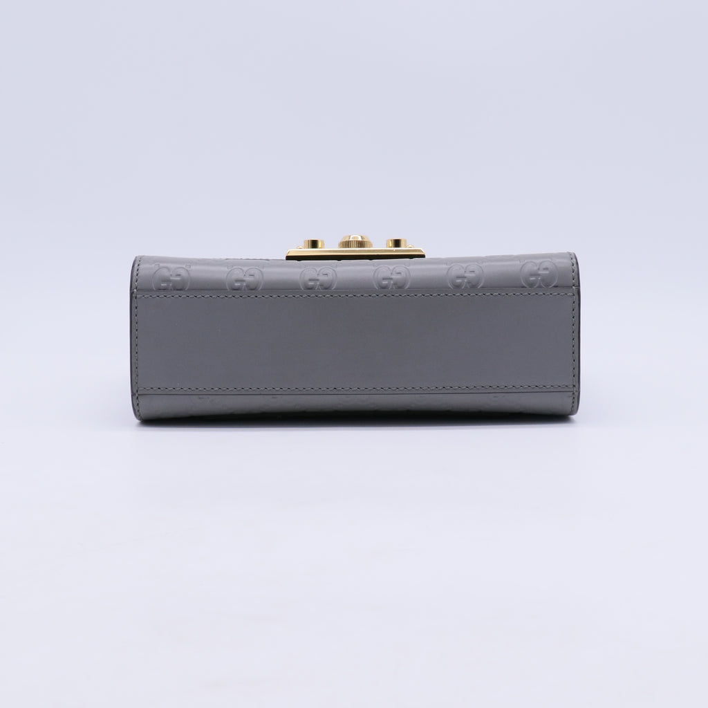 Padlock Shoulder Bag Guccissima Leather Small
