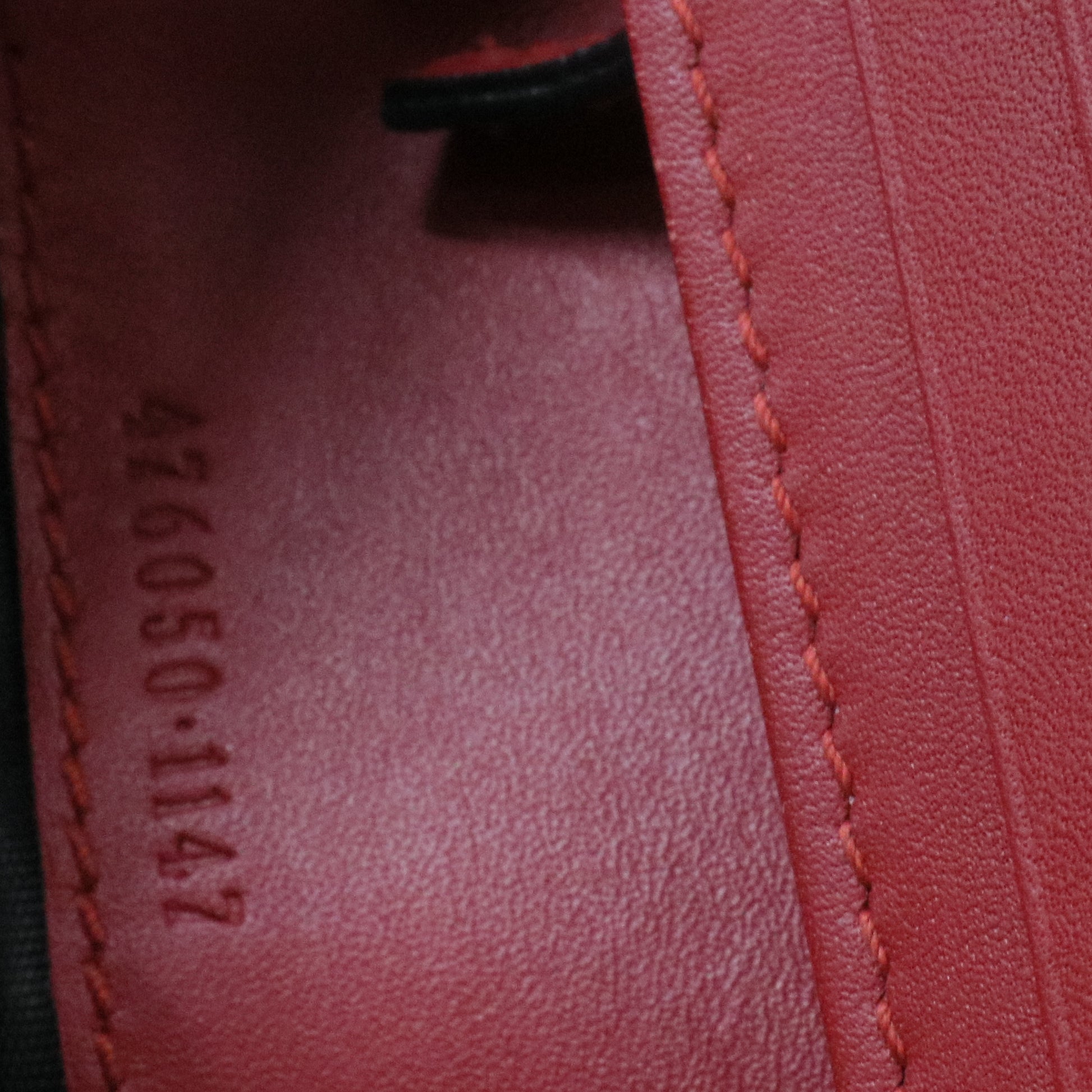 Cherries Flap Card Case GG Coated Canvas