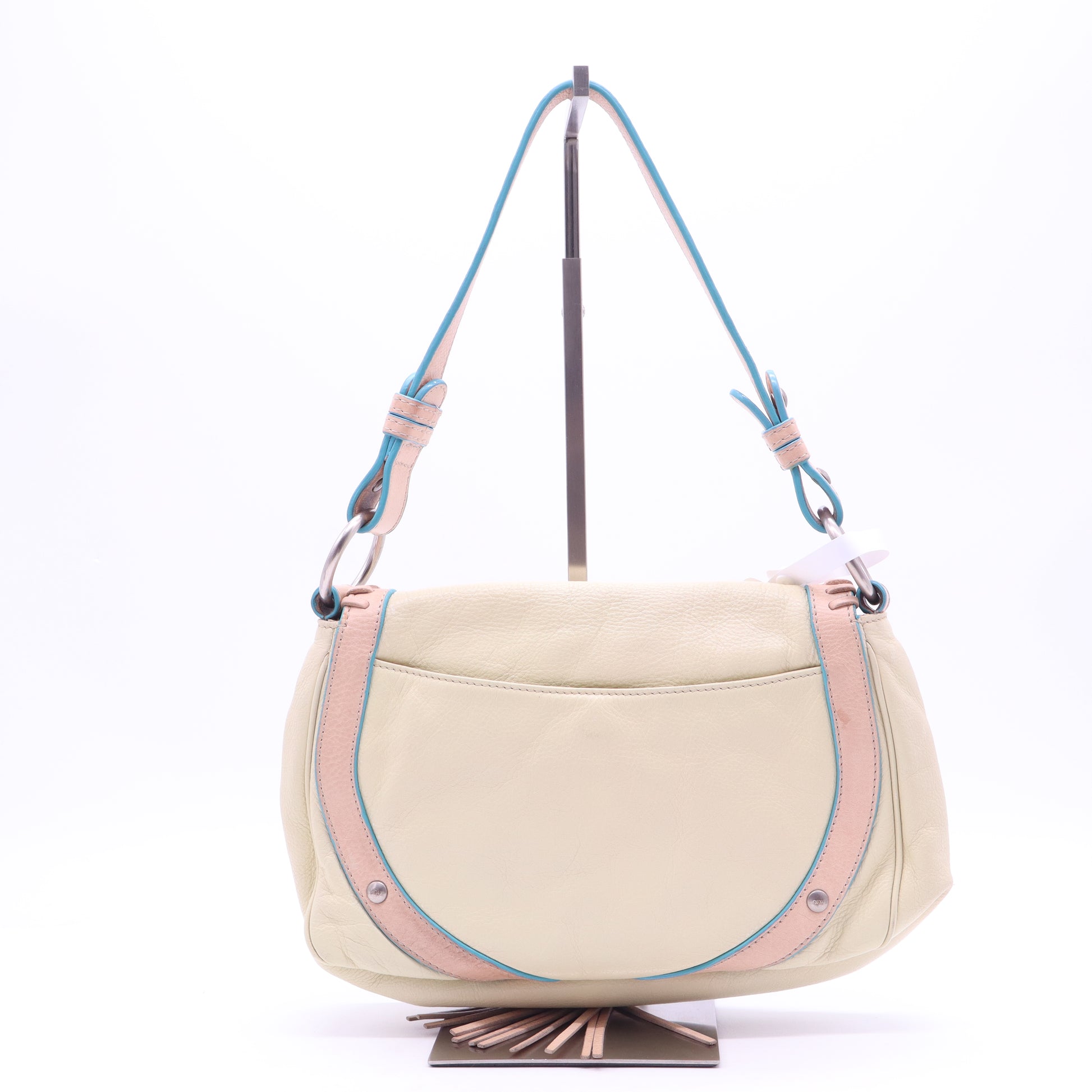 Loewe Anagram Logo Vintage Leather Tassel Flap bag B20914