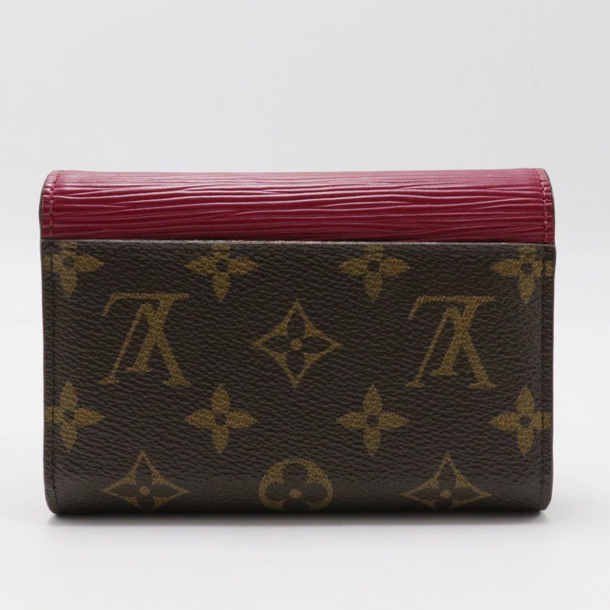 Marie-Lou Compact Wallet Monogram Canvas and Epi Leather