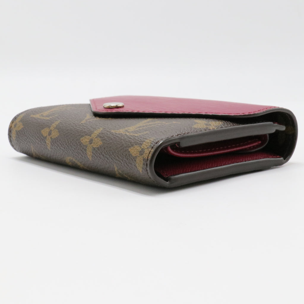 Marie-Lou Compact Wallet Monogram Canvas and Epi Leather