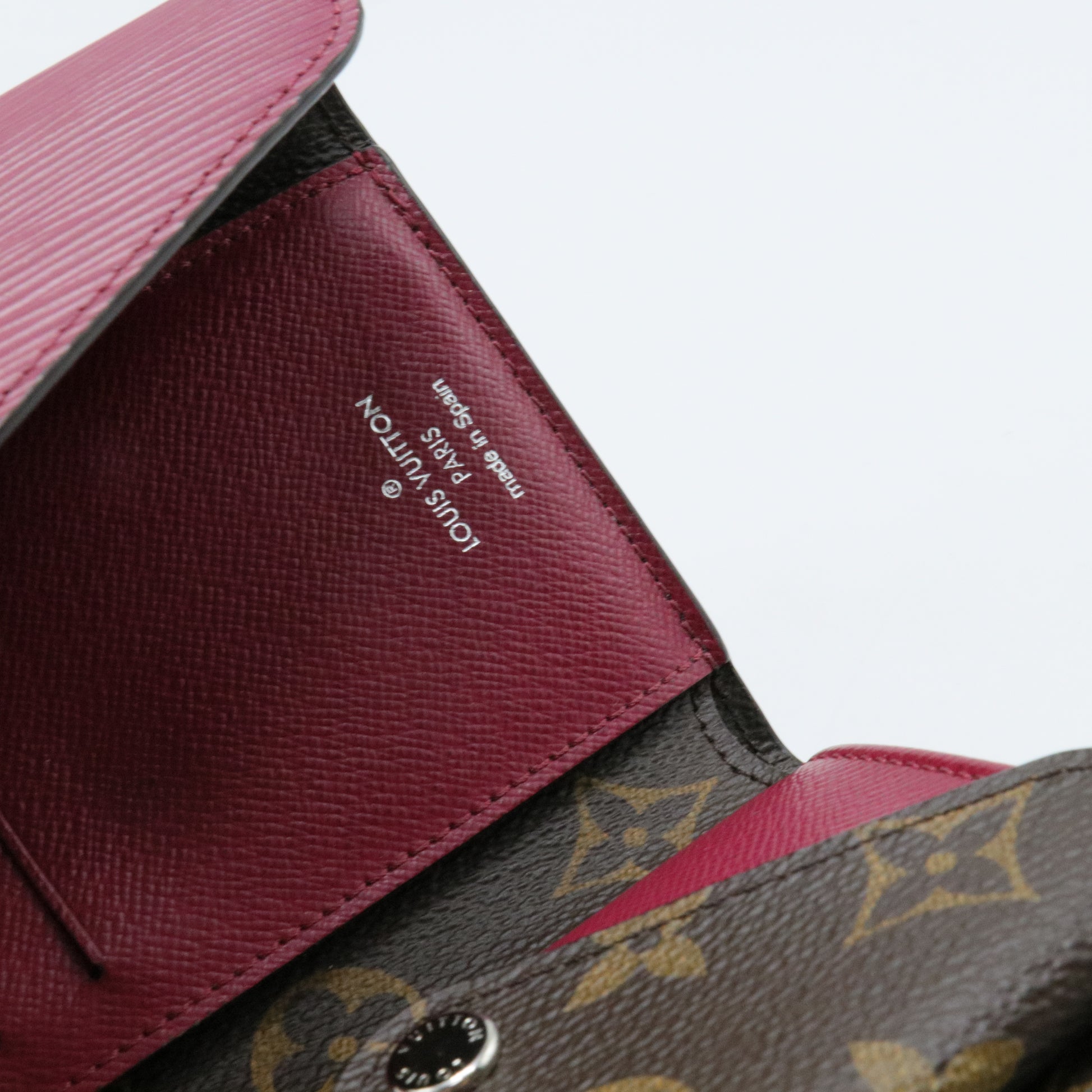 Marie-Lou Compact Wallet Monogram Canvas and Epi Leather