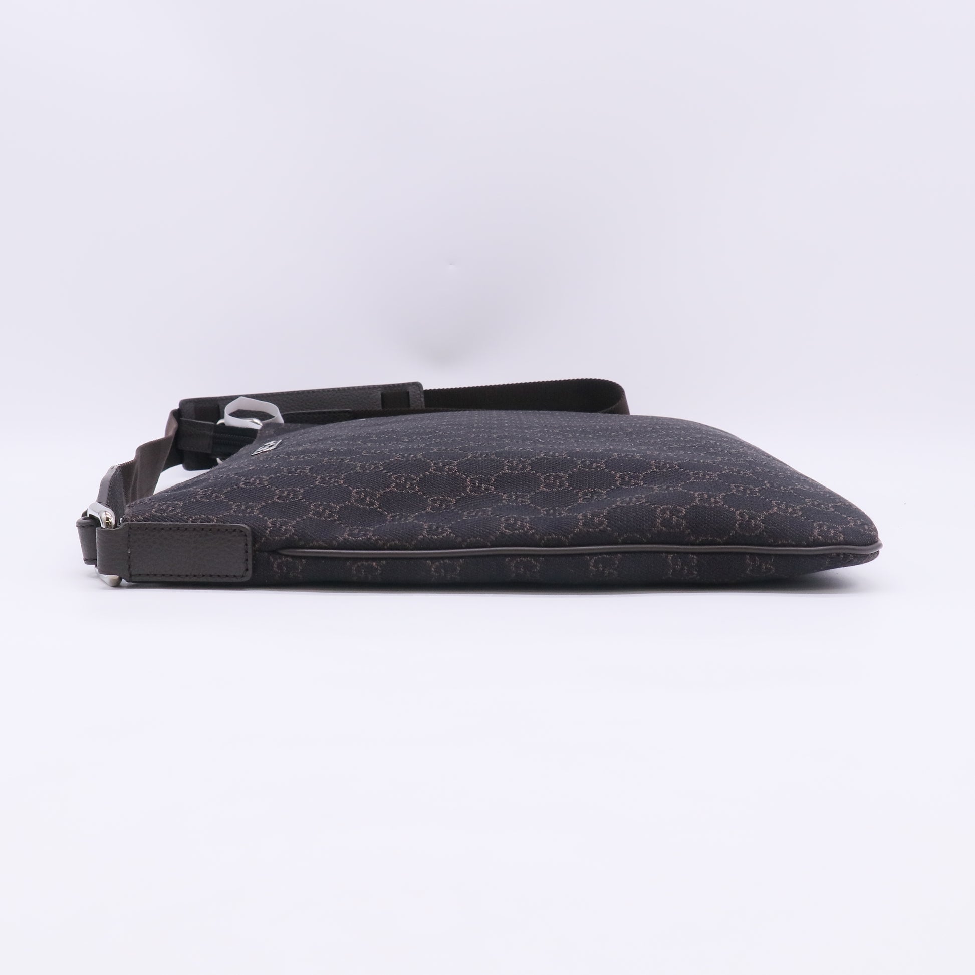 Gucci GG Denim Flat Messenger Bag B23740