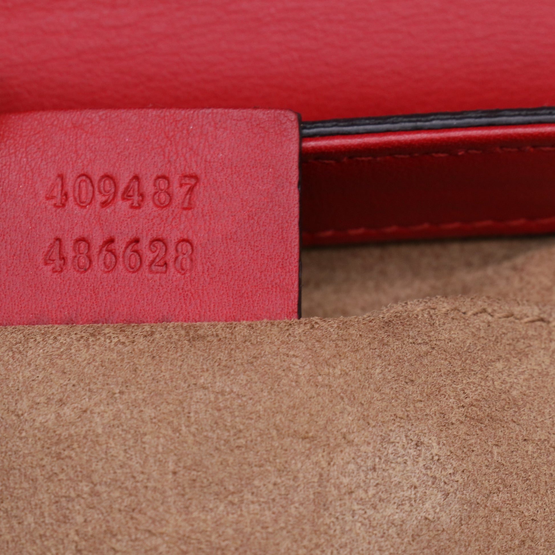 Supreme Monogram Calfskin Small Padlock Shoulder Bag Beige Hibiscus Red New Rosette B21739