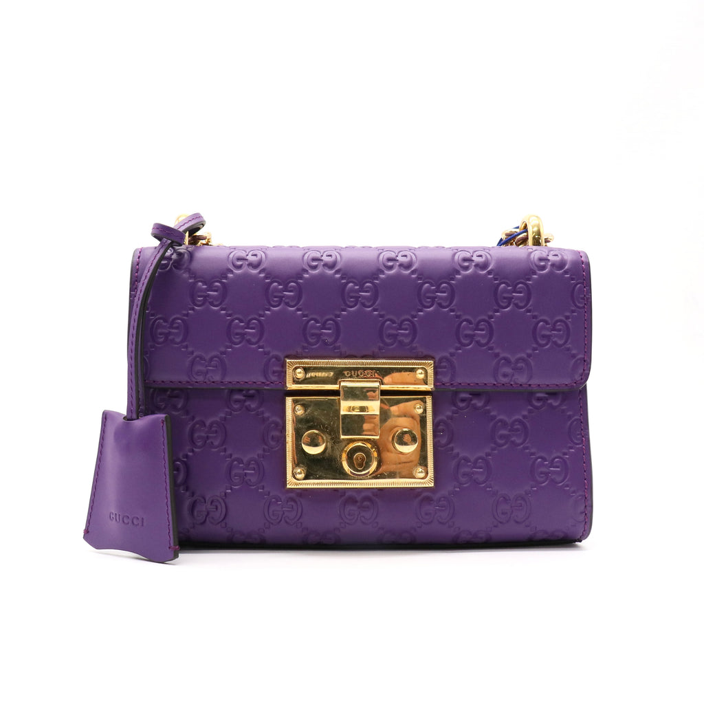Gucci Padlock Shoulder Bag Guccissima Leather Small twins LDJ4845