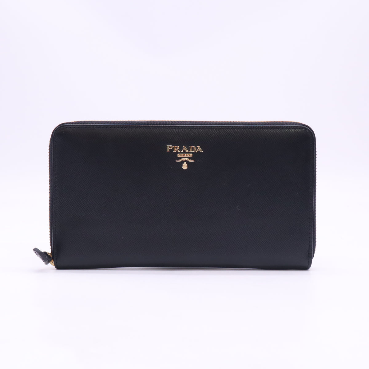 Prada Saffiano Zip-Around Long Wallet W23611
