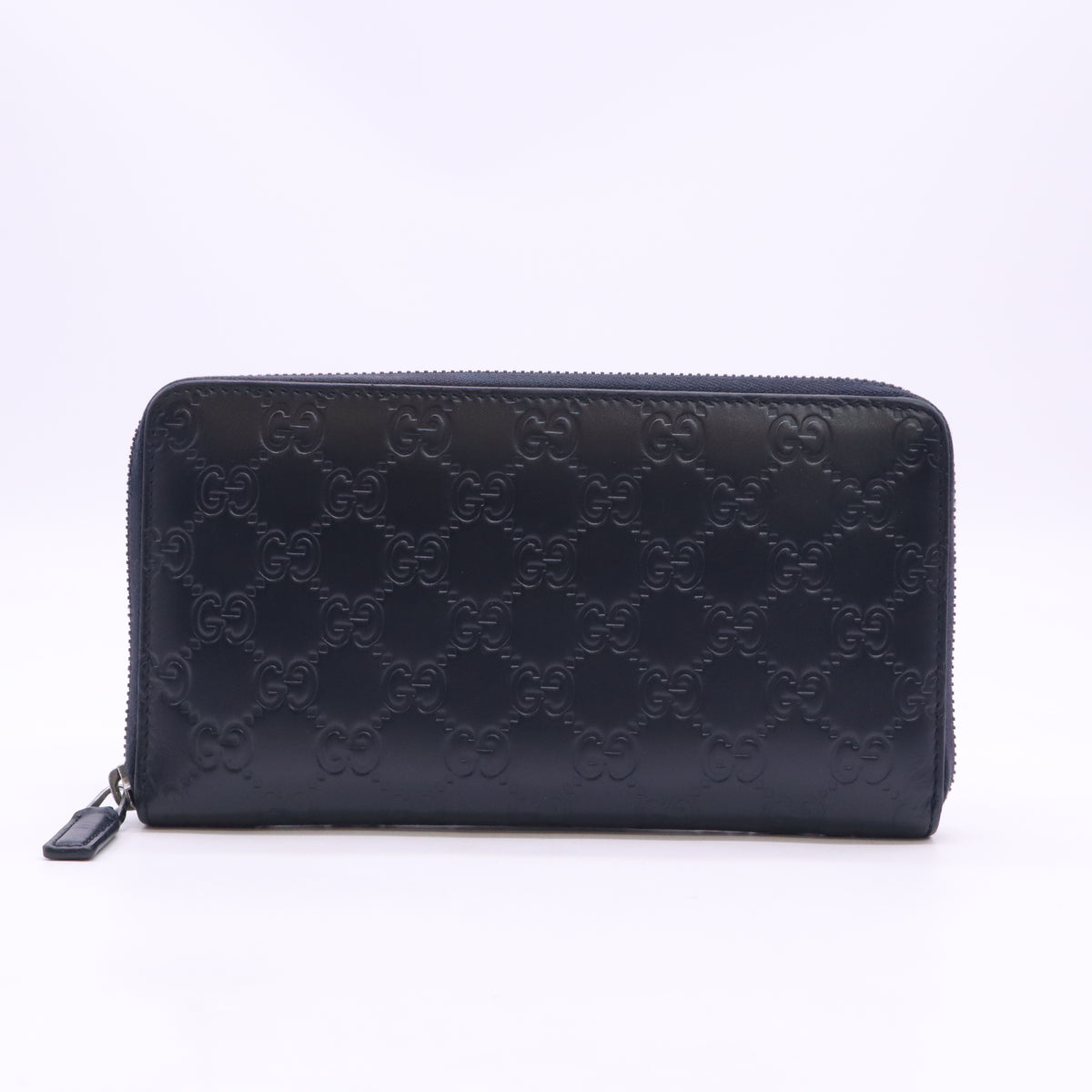 Gucci Guccissima embossed leather zip-around long wallet W23332