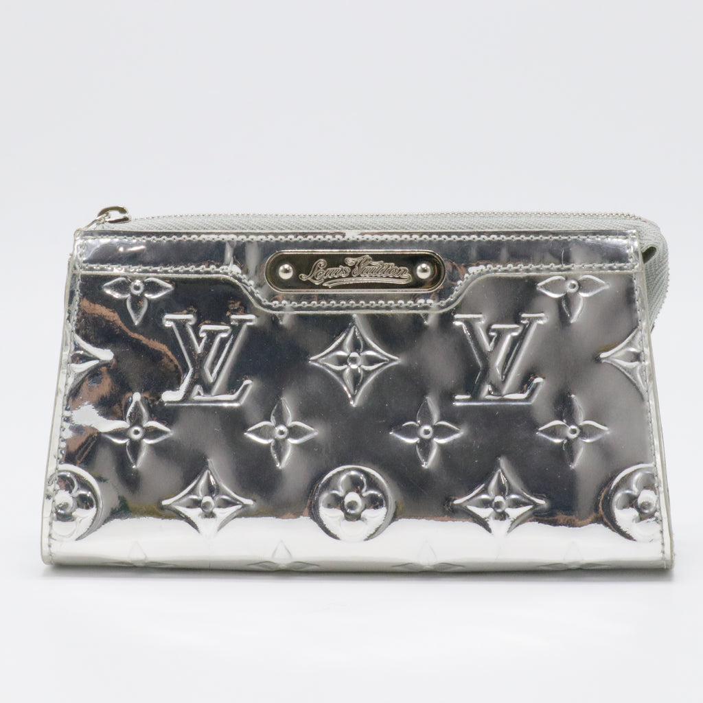 Monogram Miroir Trousse Cosmetic Bag Silver twins