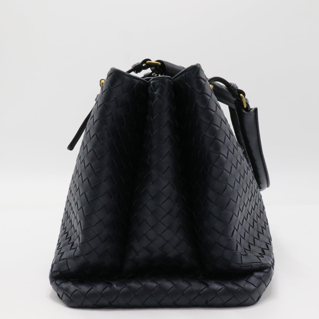 Roma Bag Intrecciato Nappa Medium