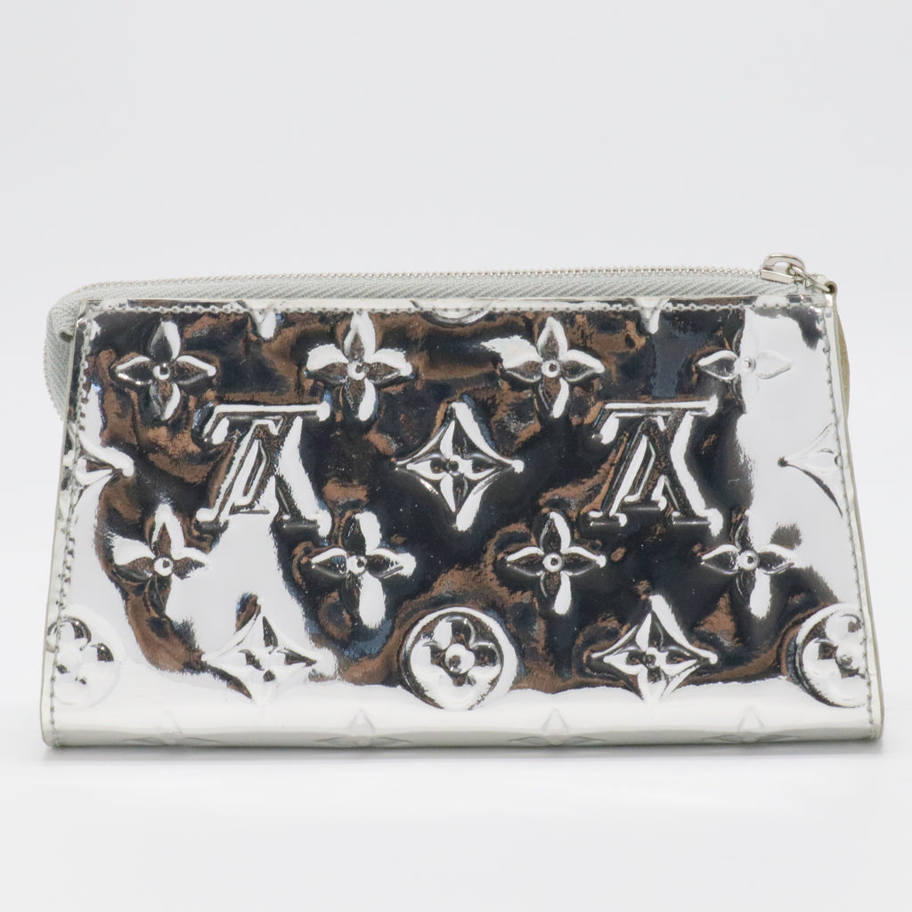 Monogram Miroir Trousse Cosmetic Bag Silver twins
