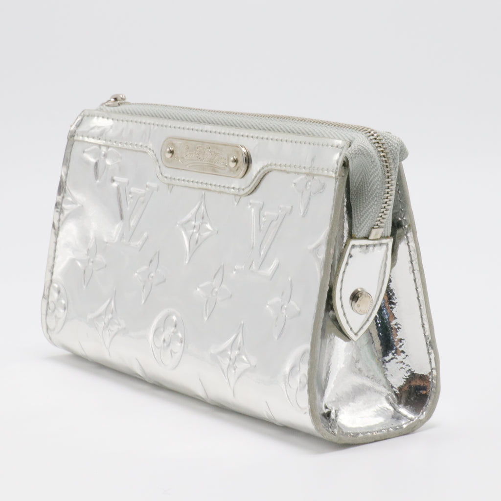 Monogram Miroir Trousse Cosmetic Bag Silver twins