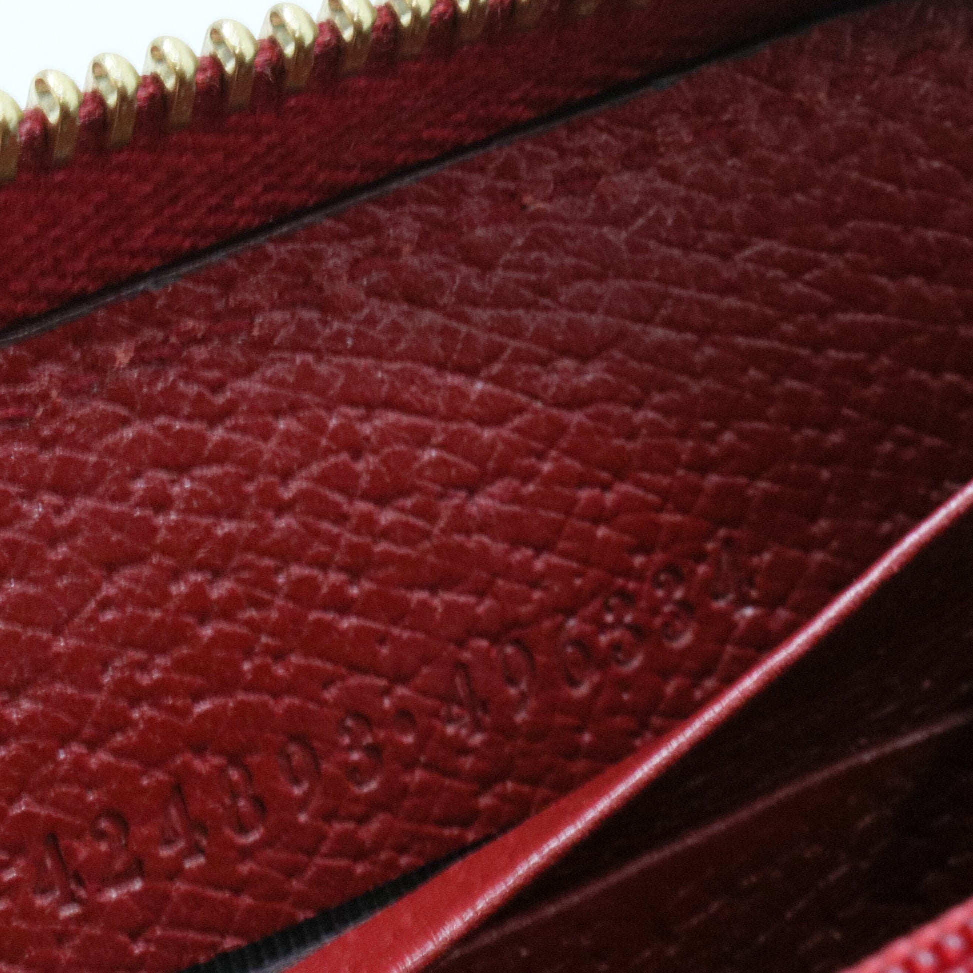 GG Supreme Monogram Tian Zip Around Card Case Wallet Twins