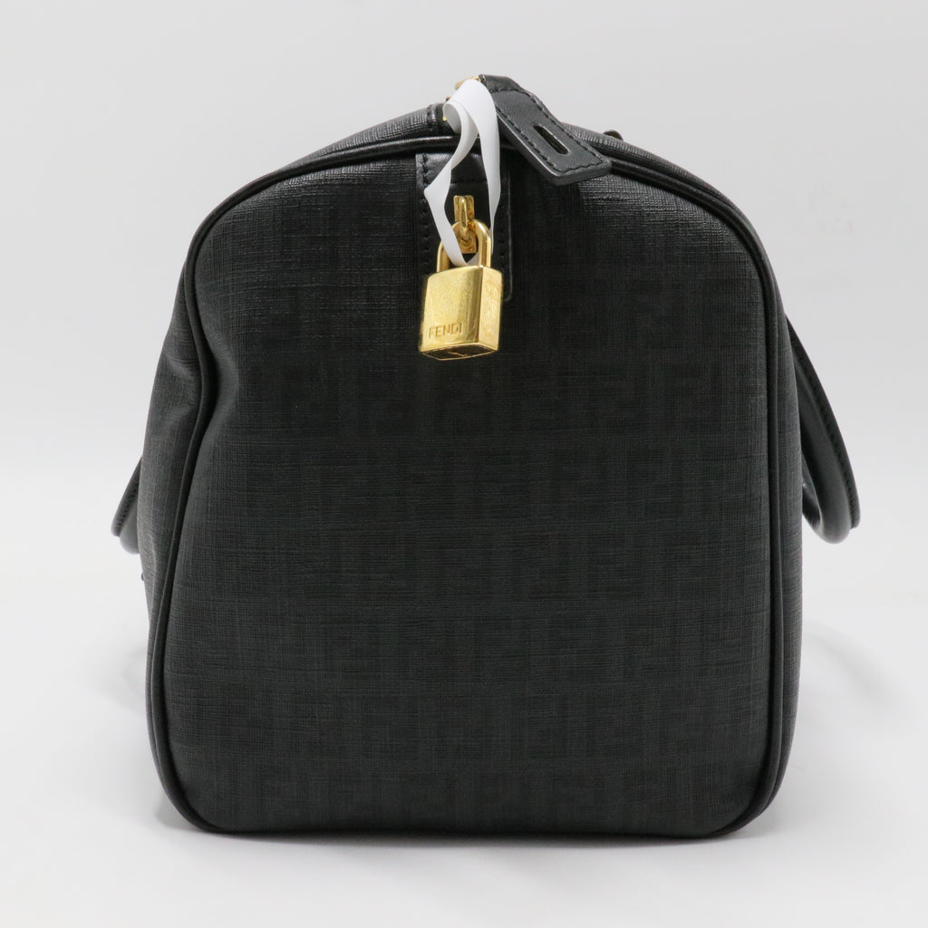 Fendi  Zucchino Spalmati Forever Boston Moro Black