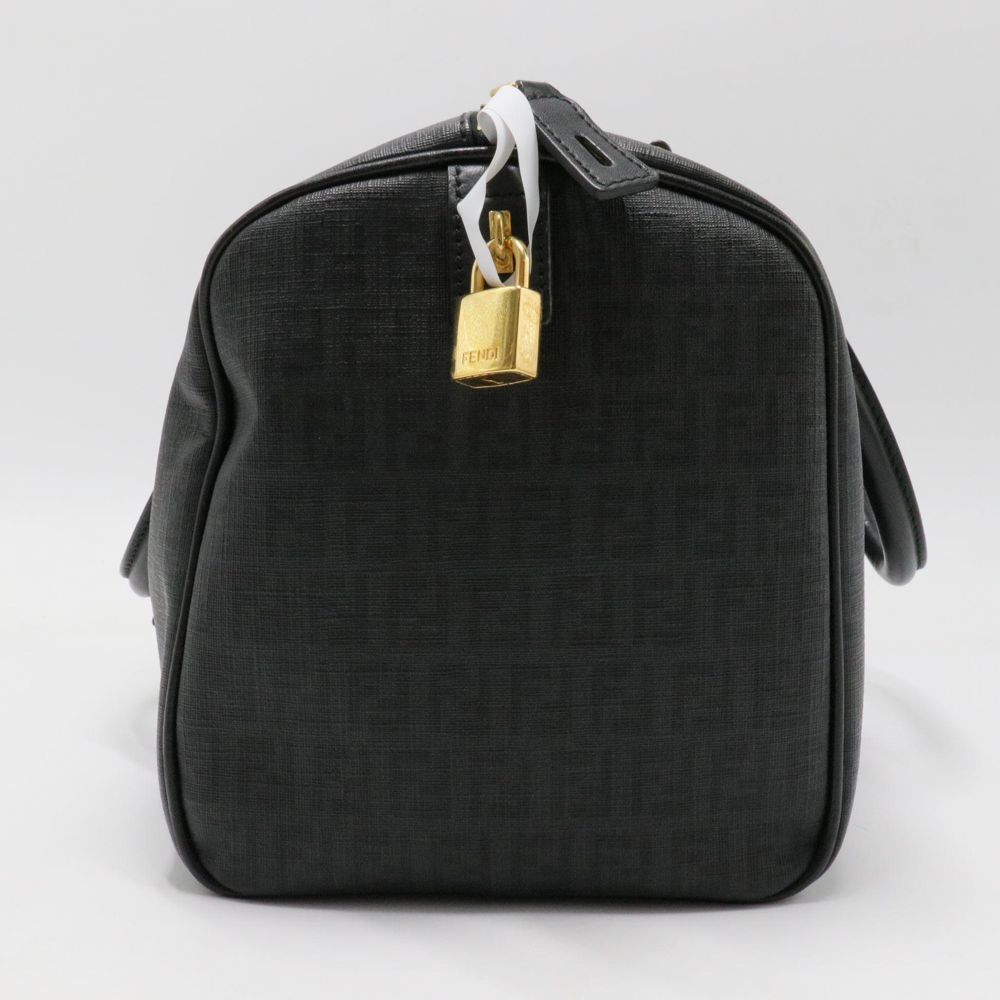 Fendi  Zucchino Spalmati Forever Boston Moro Black