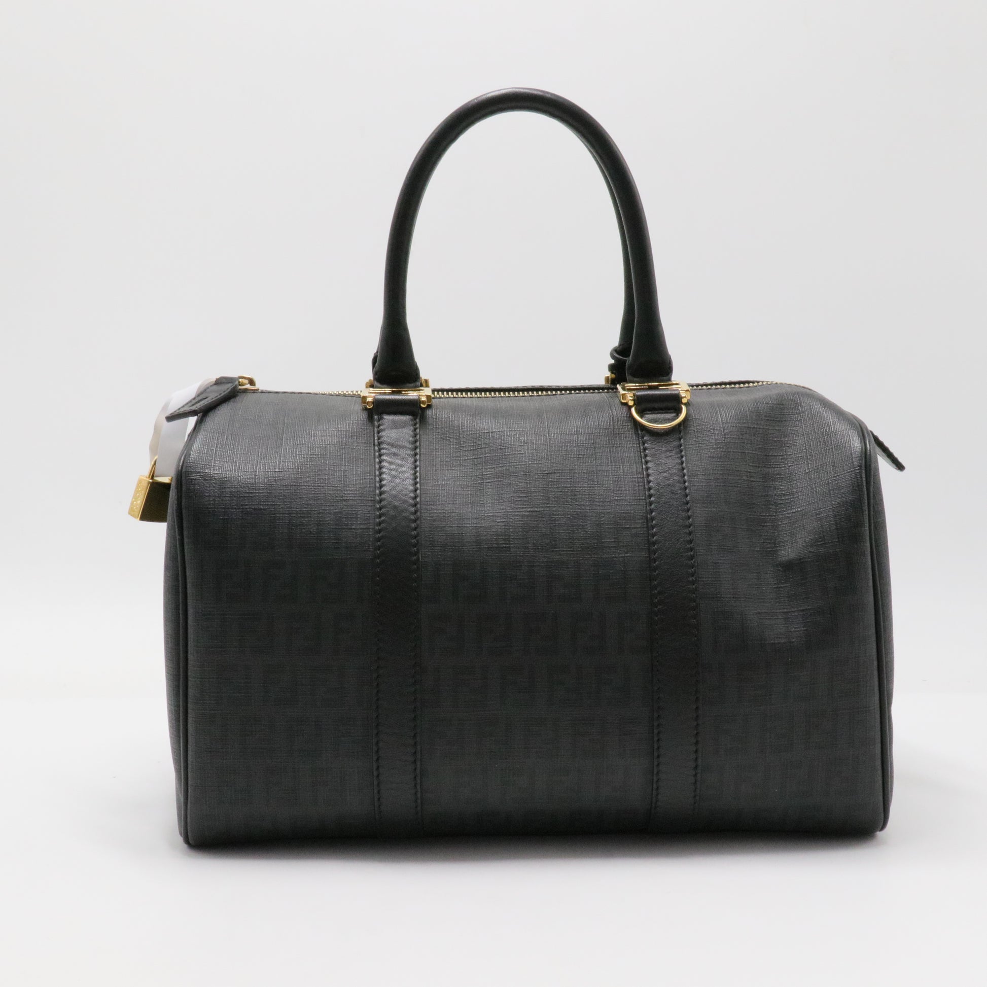Fendi  Zucchino Spalmati Forever Boston Moro Black