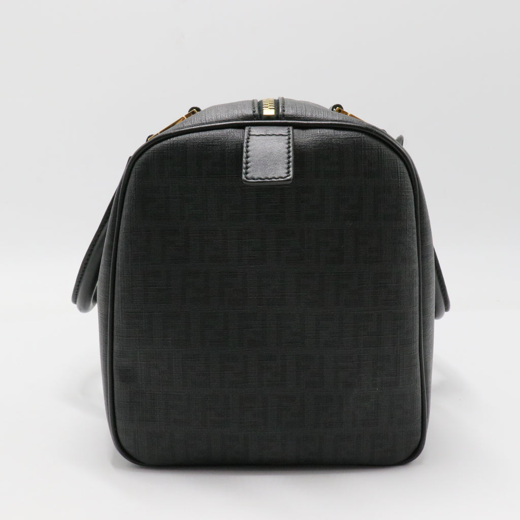 Fendi  Zucchino Spalmati Forever Boston Moro Black