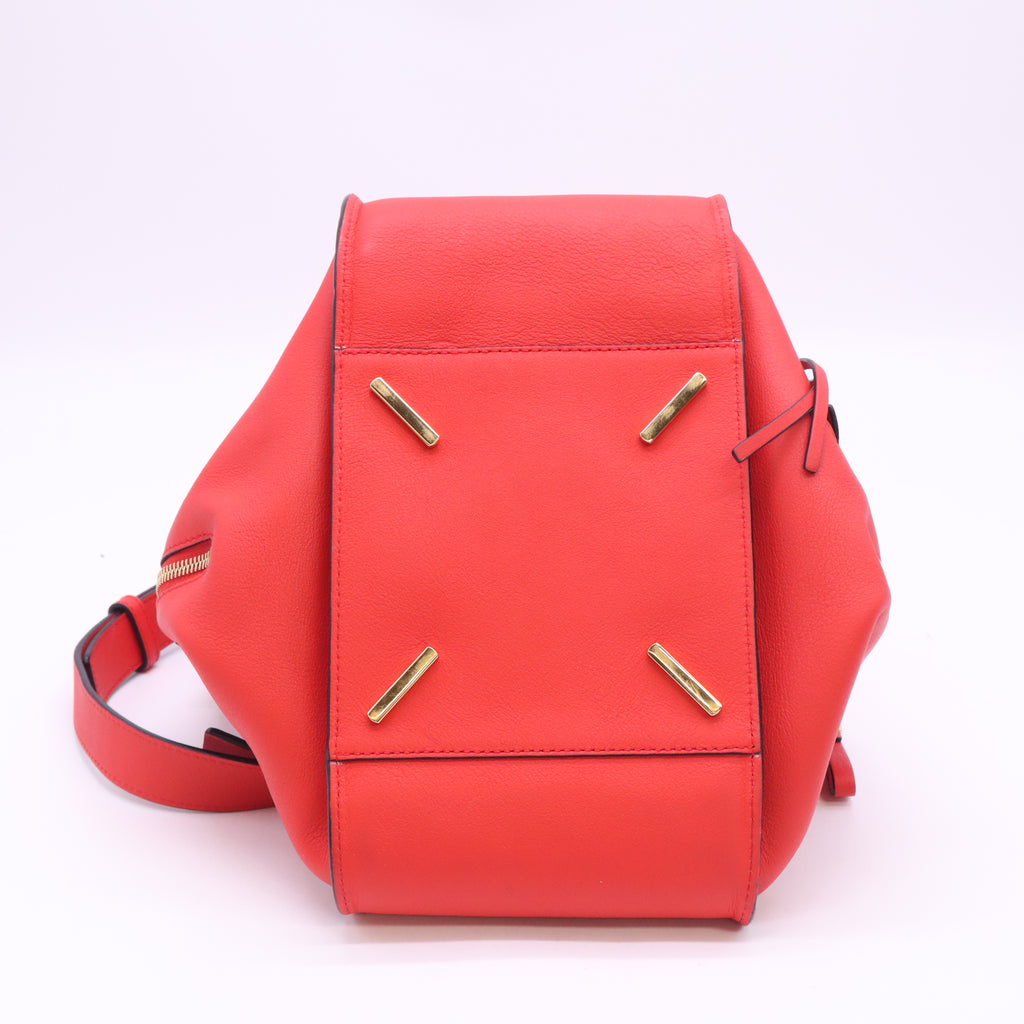 Loewe Calfskin Small Hammock Shoulder Bag Scarlet Red B24515