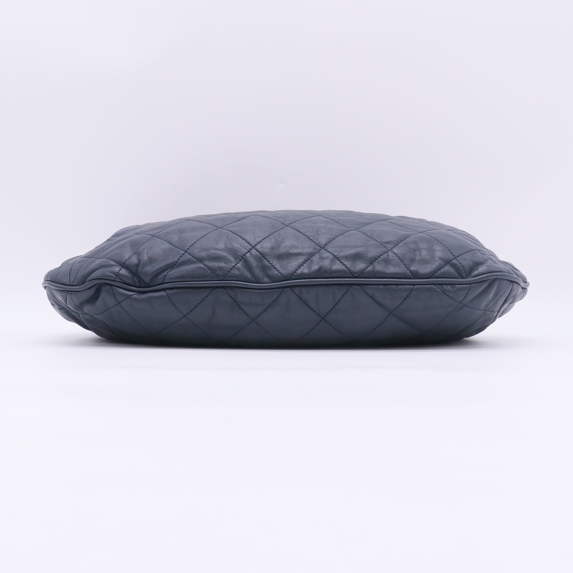 Chanel Calfskin Quilted Coco Pleats Hobo Bag B23650