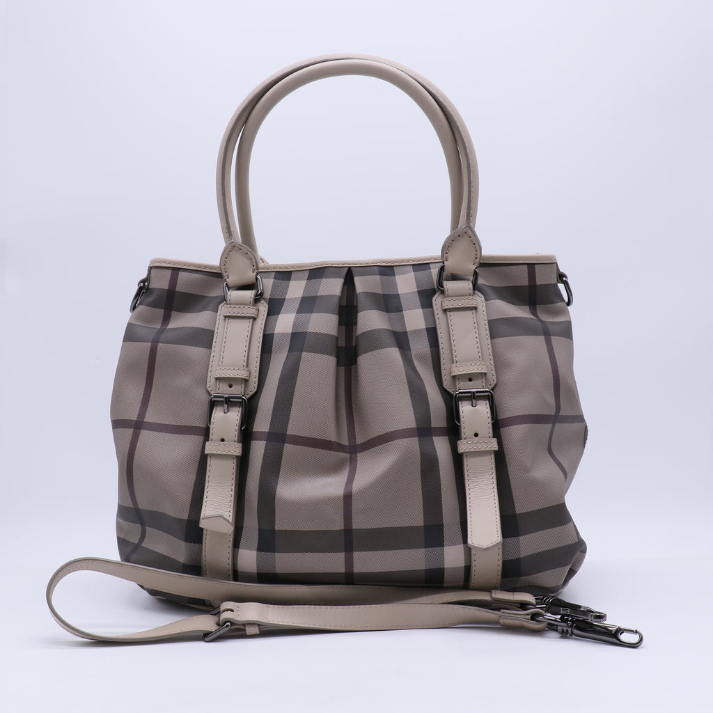 Smoked Check Small Northfield Tote Trench B21795