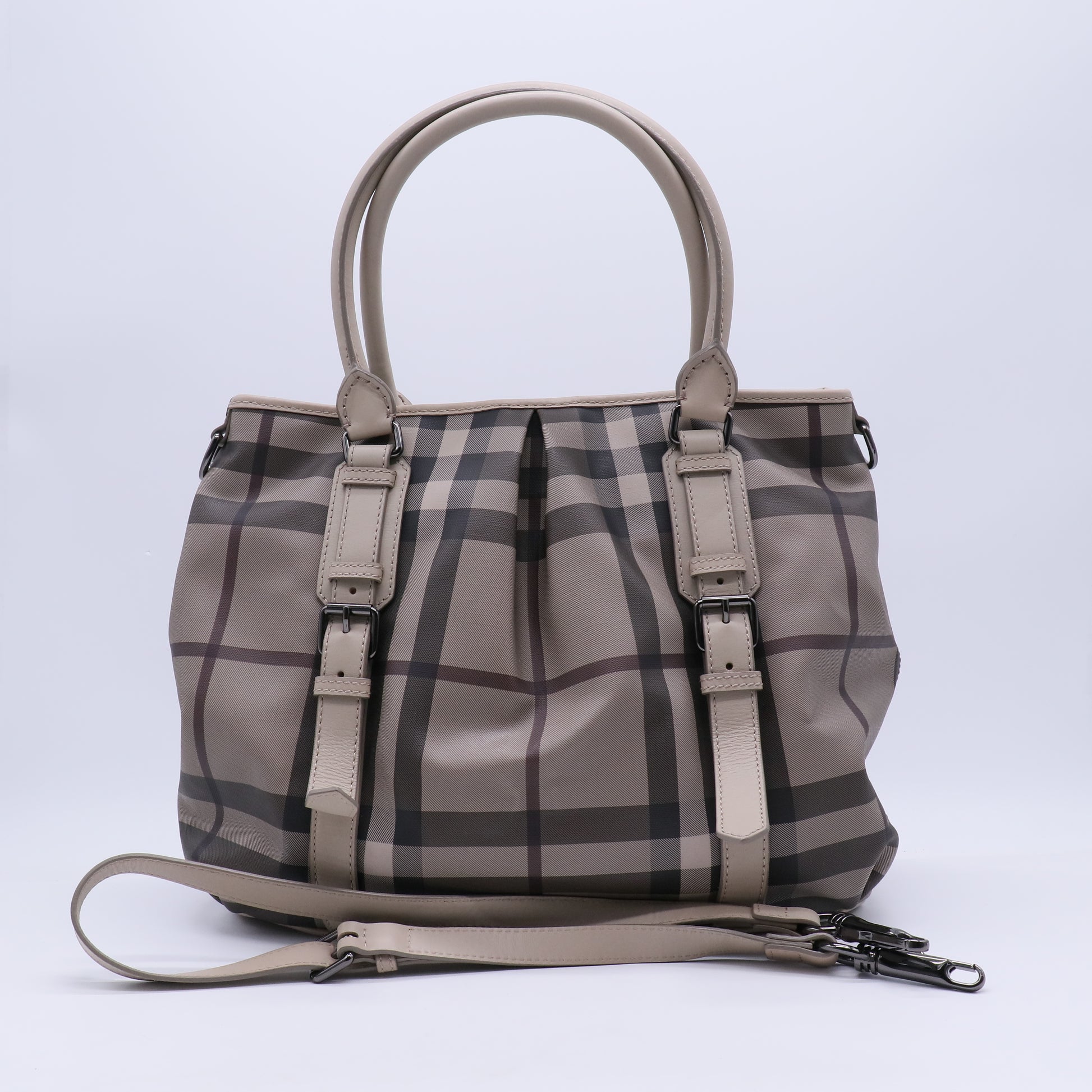 Smoked Check Small Northfield Tote Trench B21795