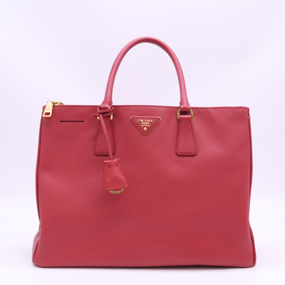 Prada Large Saffiano Lux Galleria Double Zip Tote B24282