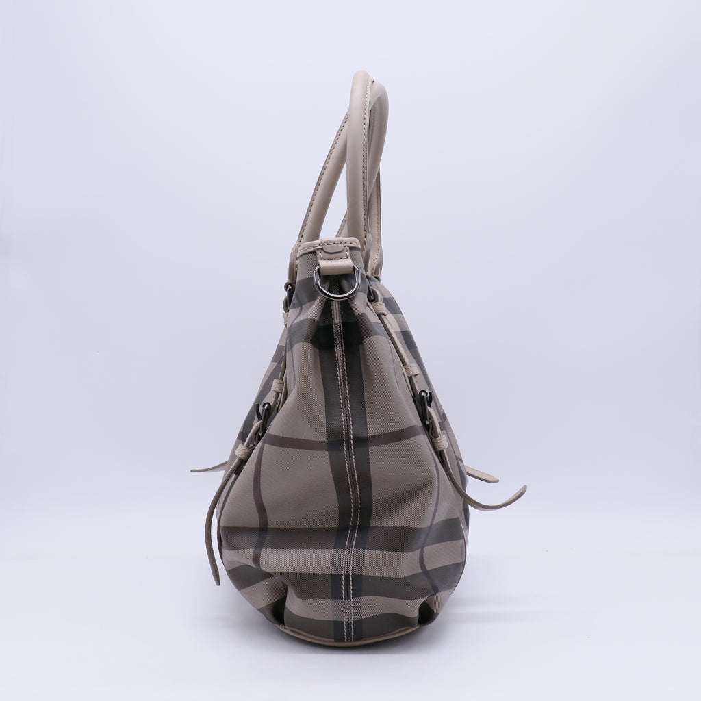 Smoked Check Small Northfield Tote Trench B21795