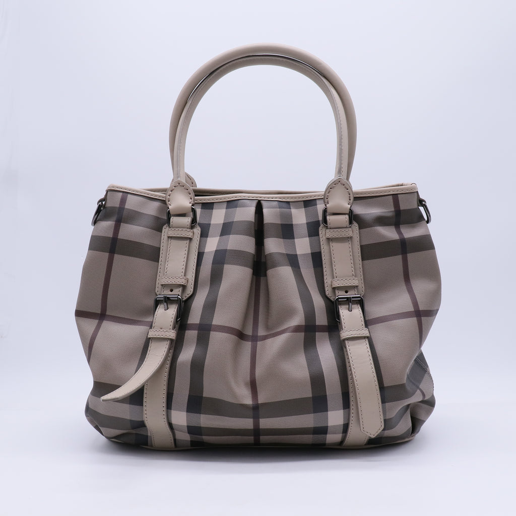Smoked Check Small Northfield Tote Trench B21795
