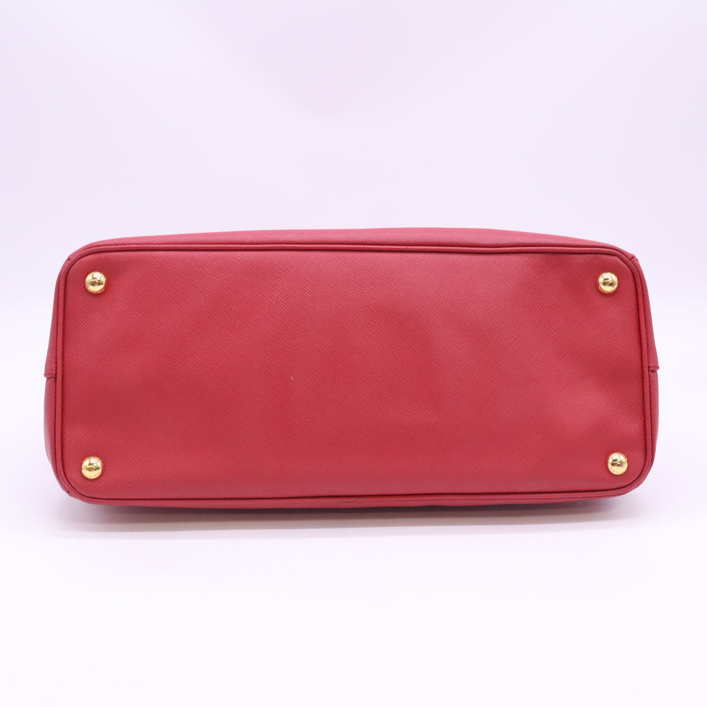 Prada Large Saffiano Lux Galleria Double Zip Tote B24282