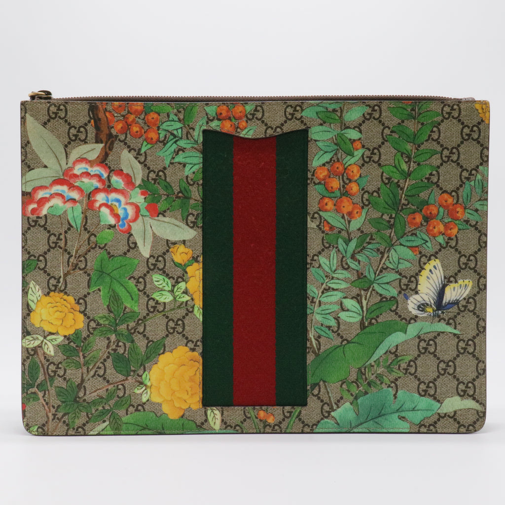 Ophidia GG Supreme Flora Pouch