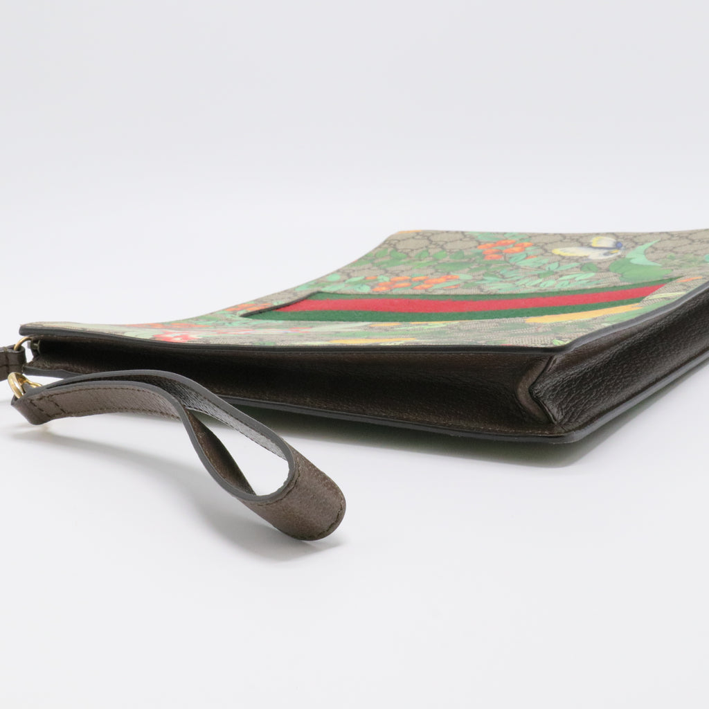 Ophidia GG Supreme Flora Pouch
