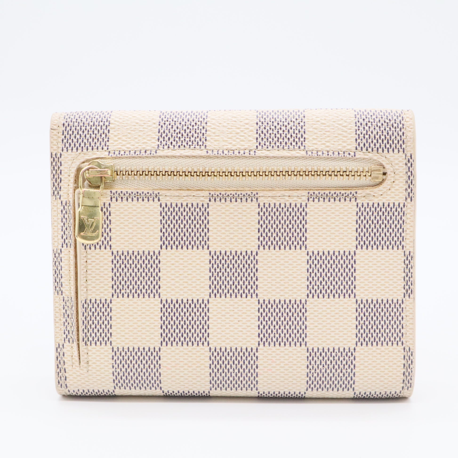 Damier Azur Pattern Coated Canvas Koala Wallet