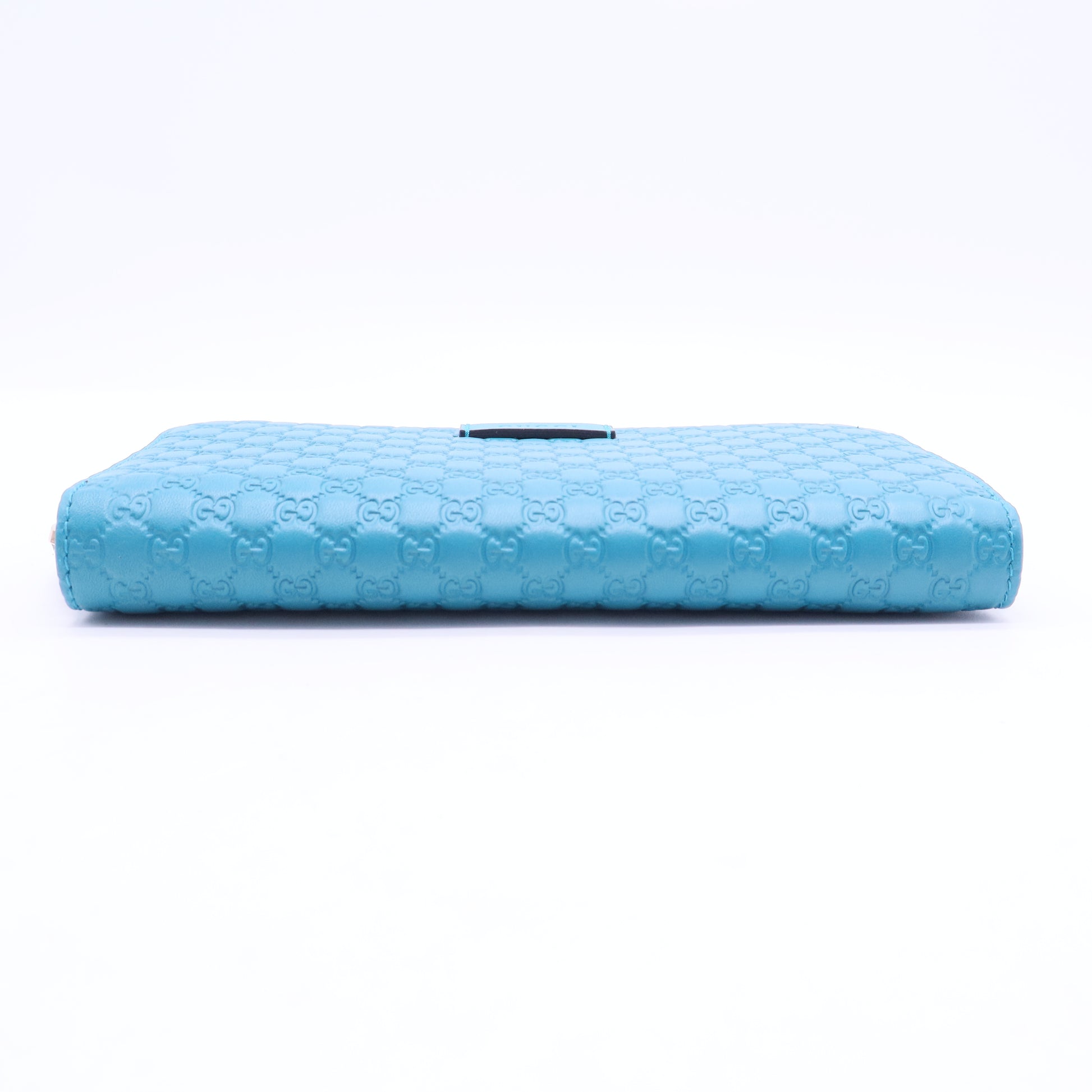 Microguccissima Zip Around Wallet Deep Cobalt W20198