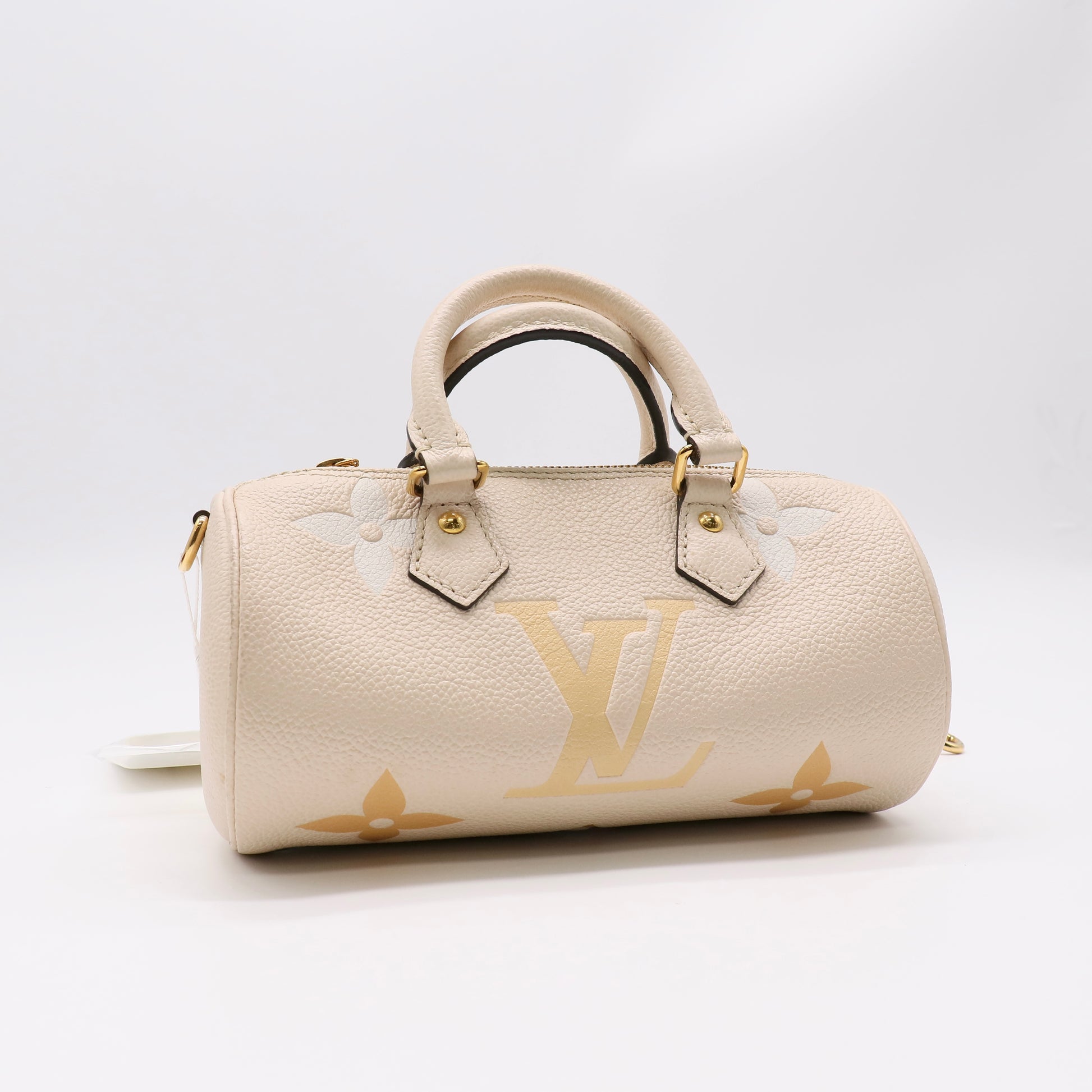Louis Vuitton Giant By The Pool Papillon BB Empreinte Monogram  Cream Saffron twins LDZ236