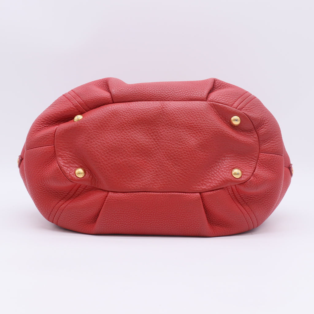 Prada Vitello Daino Sacca 2 Manici Tote Bag B23694
