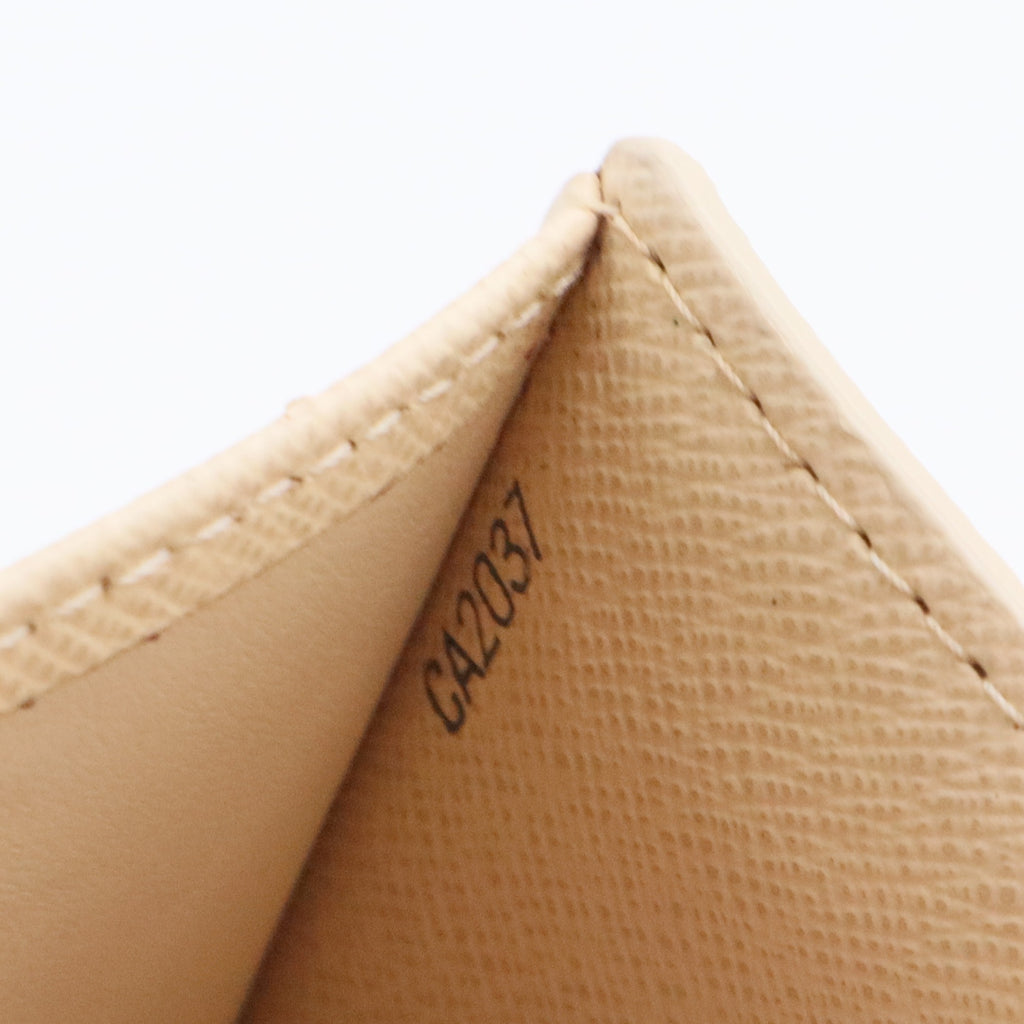Damier Azur Pattern Coated Canvas Koala Wallet