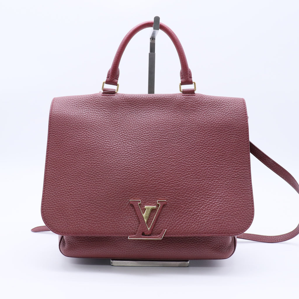 Bordeaux Taurillon Leather Volta Bag Twins