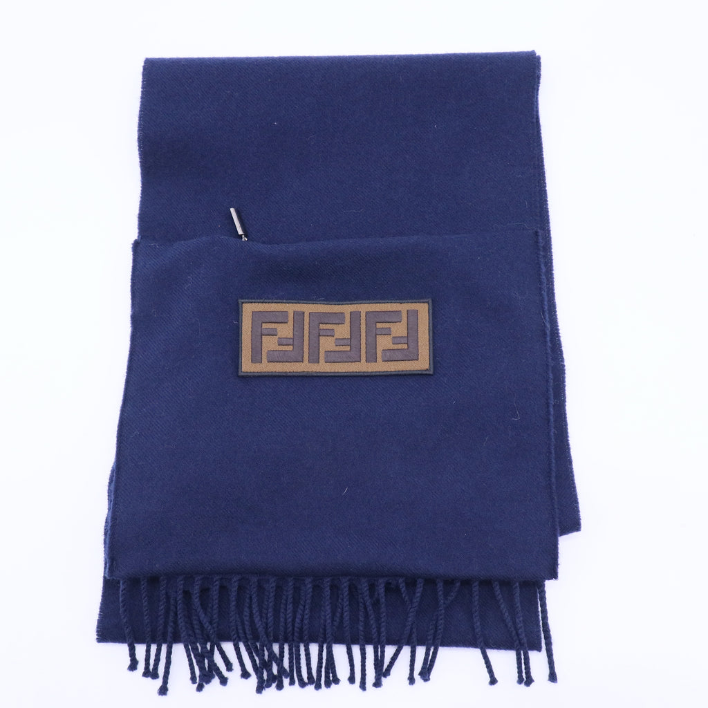 Blue Wool scarf W20182