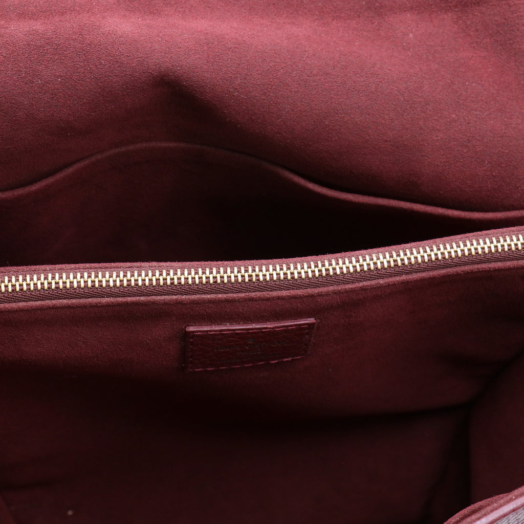 Bordeaux Taurillon Leather Volta Bag Twins