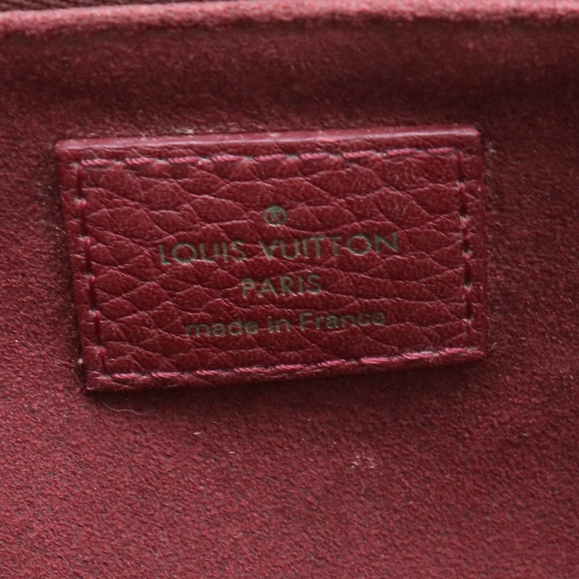 Bordeaux Taurillon Leather Volta Bag Twins