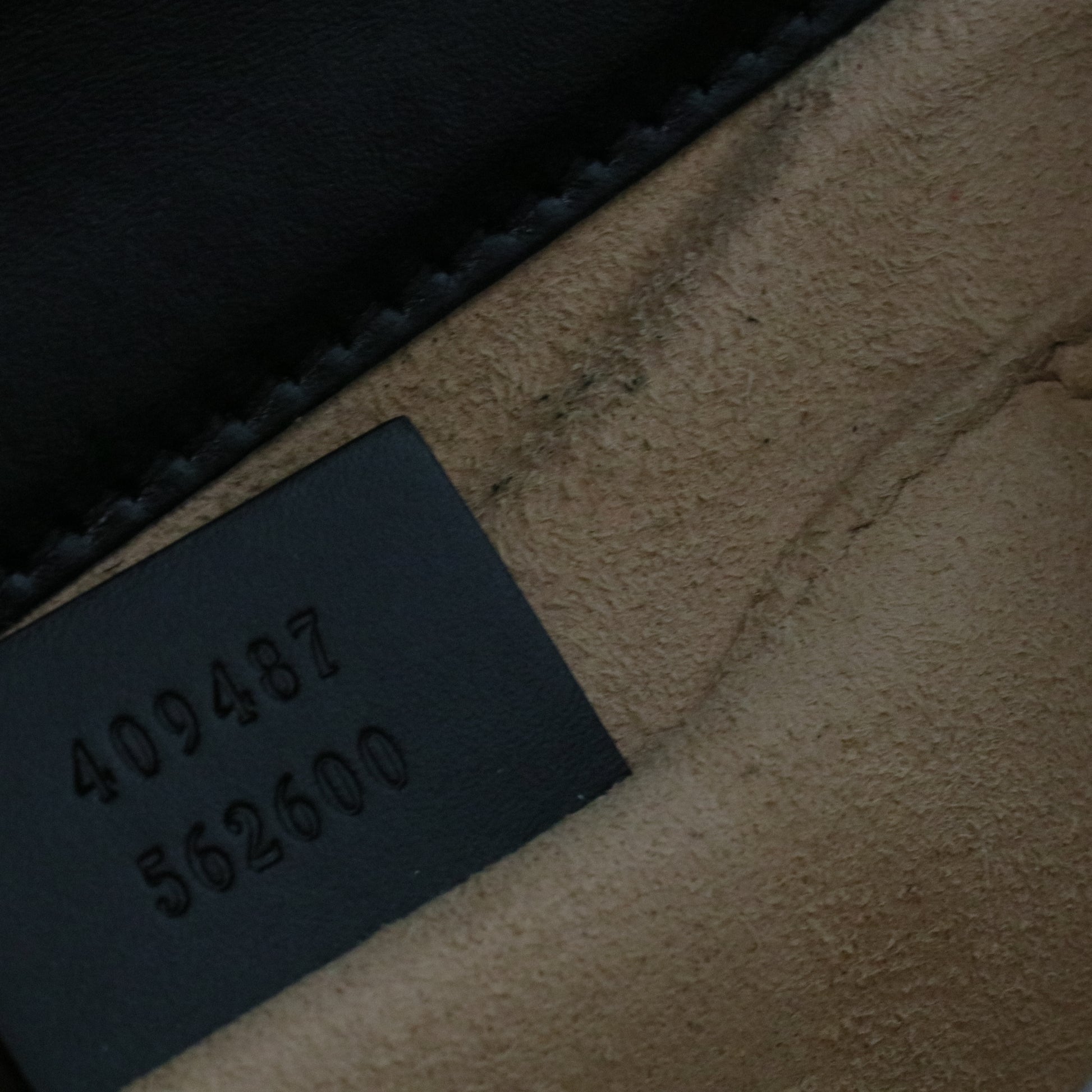 Black Guccissima Padlock Crossbody Bag