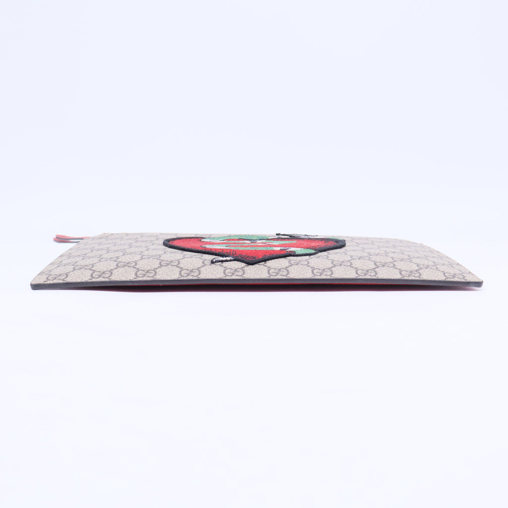 GG Supreme Kingsnake Heart Pouch Bag W20652