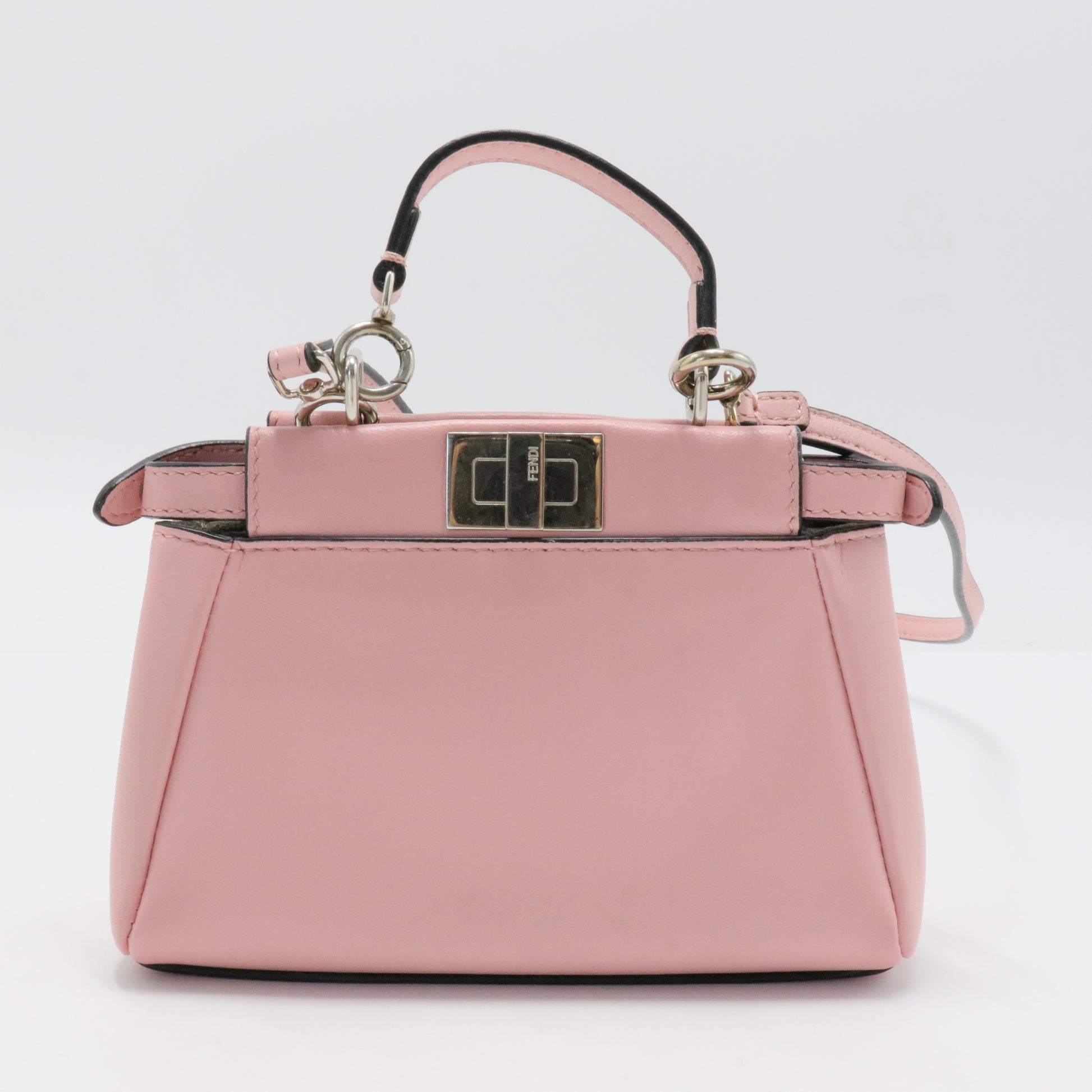 Peekaboo Bag Floral Embellished Leather Micro