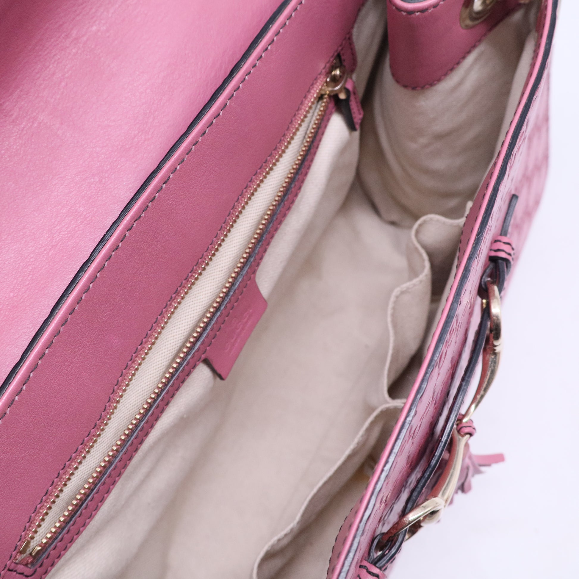 Emily Chain Flap Shoulder Bag Guccissima Leather Large B20655