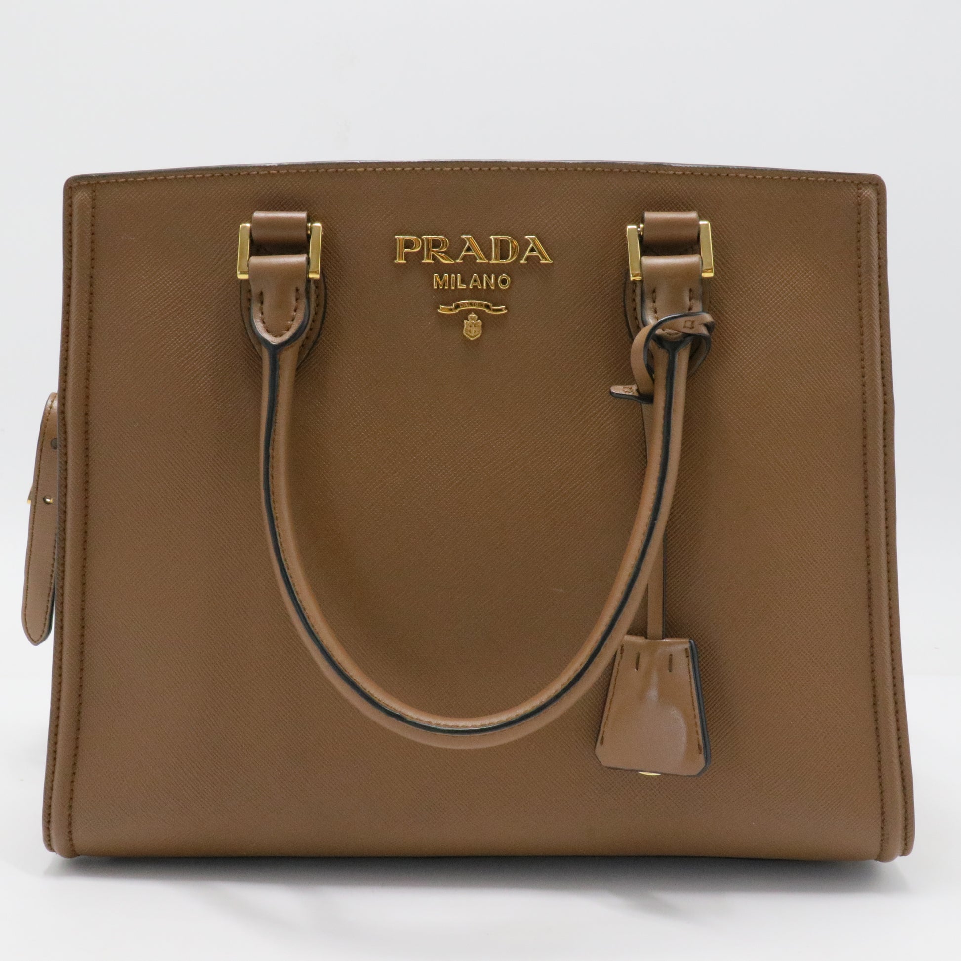 Saffiano Lux Small Handle Bag