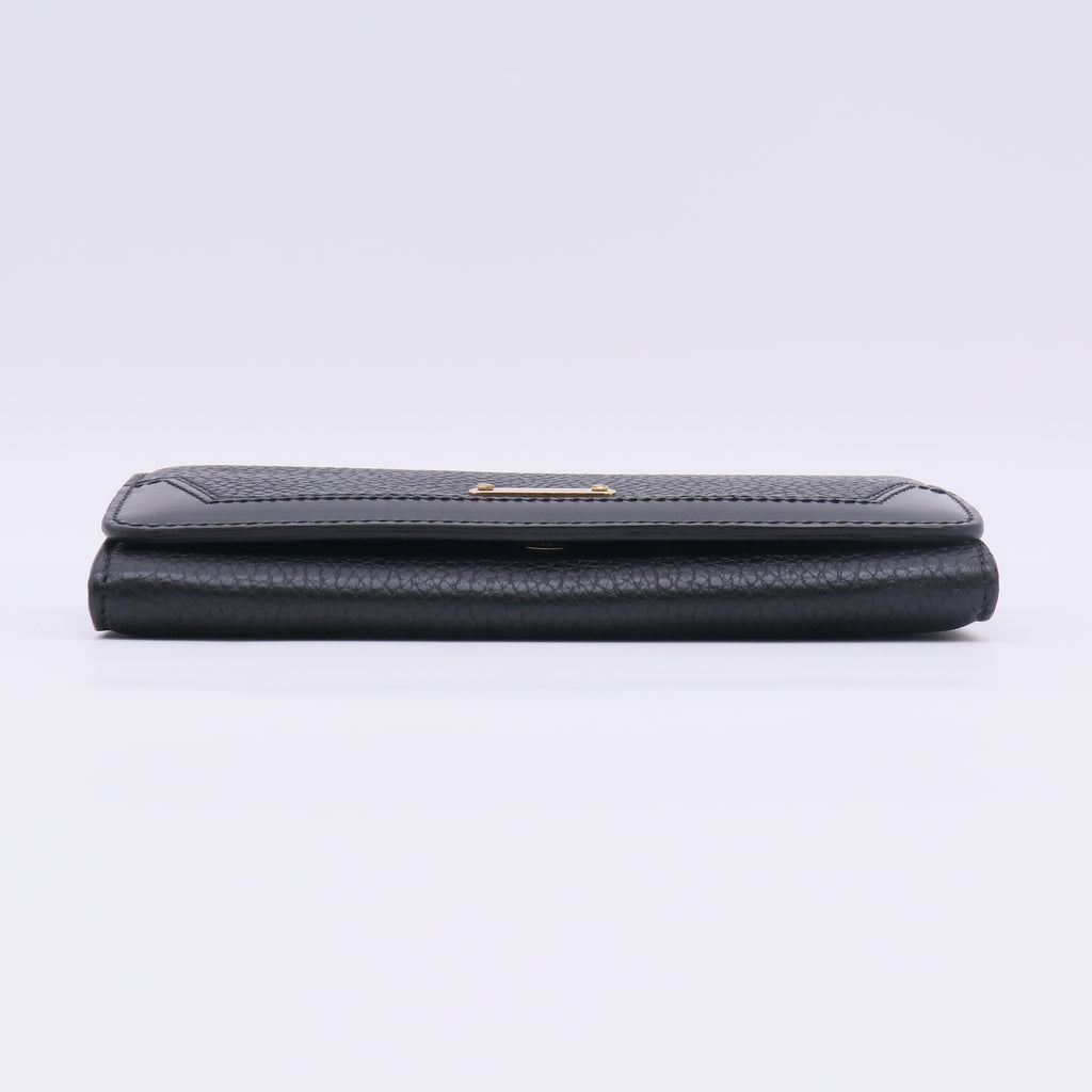 Burberry Grained Calfskin Leather Continental Wallet W22873